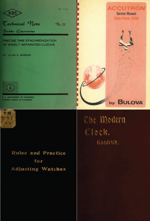 Horology Pocket Watch Clock Sundial Repair - 129 Old Books Vol.1 on DVD