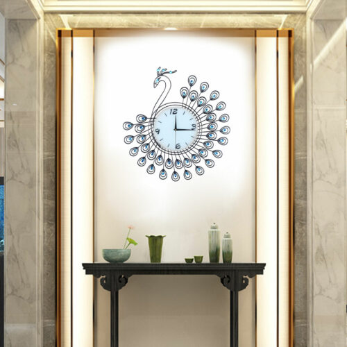 Hot! 3D Large Hanging Wall Clock Home Living Room Decorative Mute Wall Watch