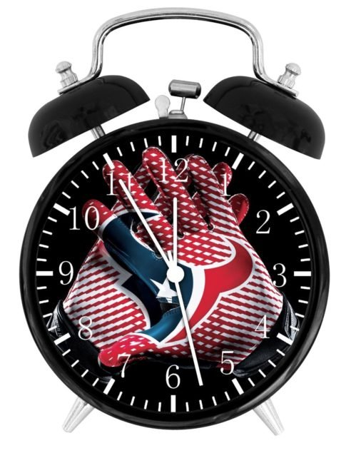 Houston Texans Football Alarm Desk Clock Home Decor F115 Nice Gift