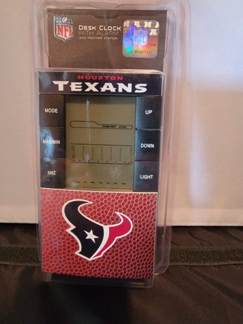 Houston Texans Home Office Desk Clock