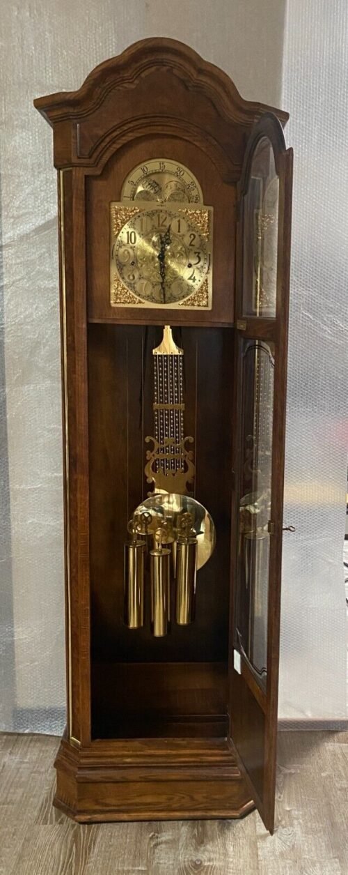Hovard Miller Grandfather Floor Clock with 4 Chimes