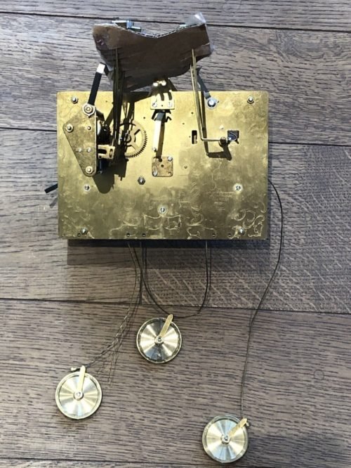 Howard Miller 1161-853 94 Triple Chime Movement Grandfather Clock UNTESTED (B8)