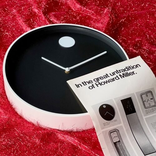 Howard Miller 1970 Museum Wall Clock Nathan Horwitt MCM Model 4628 FACTORY MINT