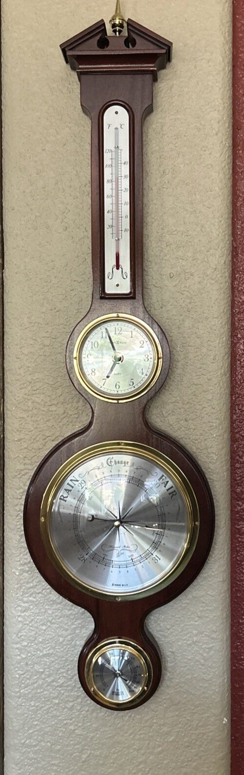 Howard Miller 612-718 Catalina Wall Clock With Barometer, thermometer, Humidity