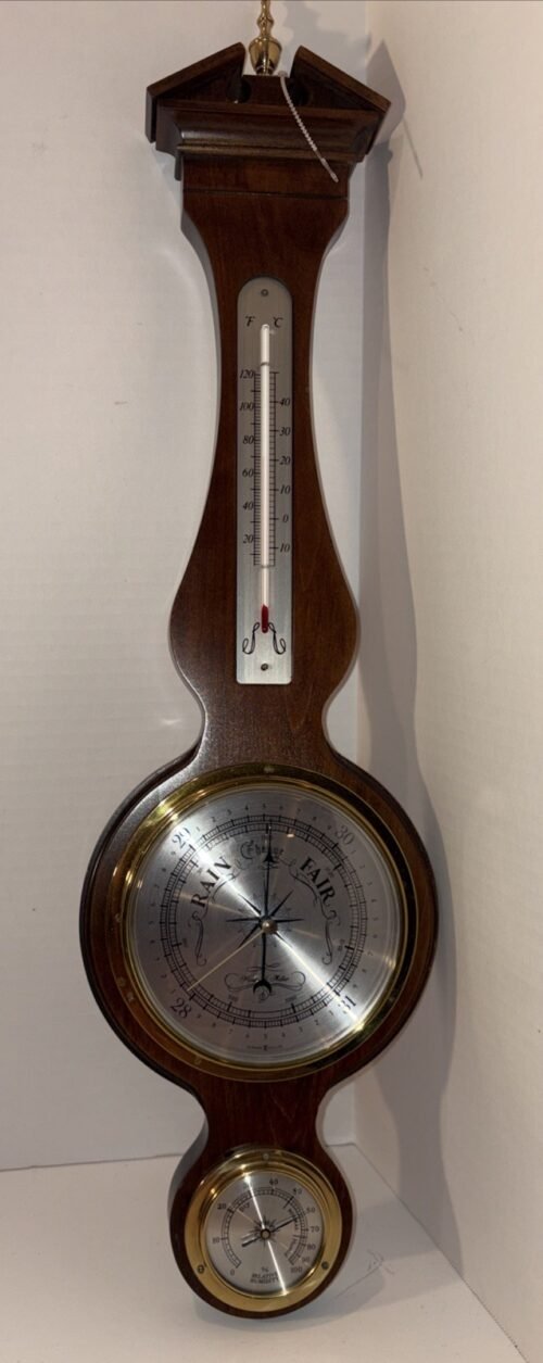 Howard Miller 612-718 Wall Clock W/ Barometer Thermometer Humidity Mint