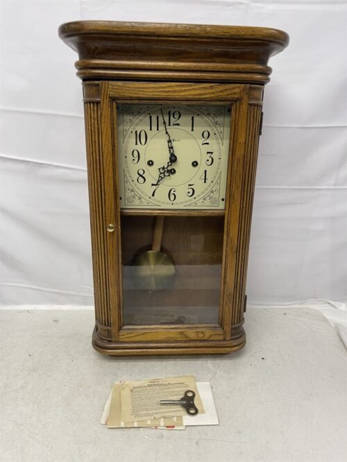 Howard Miller 613-108 Sandringham Key Wind Pendulum Wall Clock