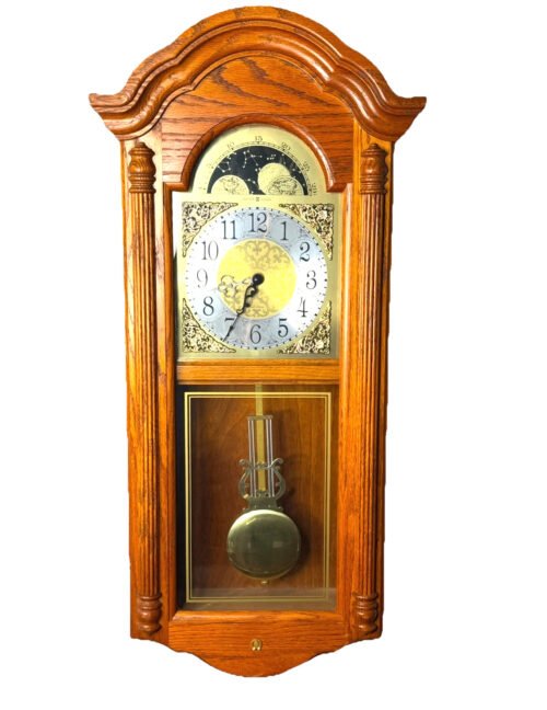 Howard Miller 620-156 Fenton 4/4 Triple Chime Quartz Wall Clock Fully Serviced