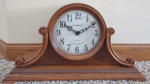 Howard Miller 77th Anniversary Edition Dual Chime Clock ~ Mantle or Shelf Clock