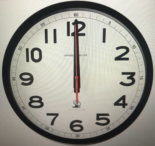 HOWARD MILLER ACCUWAVE WALL II 625-205 ATOMIC CLOCK