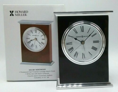 HOWARD MILLER Alarm Clock "KENTWOOD" 645-481 NIB