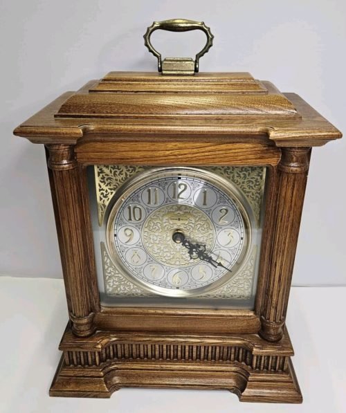 Howard Miller Albany Wood Mantel Clock Dual Chimes 635-126 Ave Maria Westminster