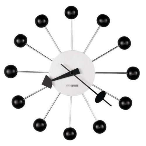 Howard Miller Ball Clock Wall Clock, brushed nickel - 625333