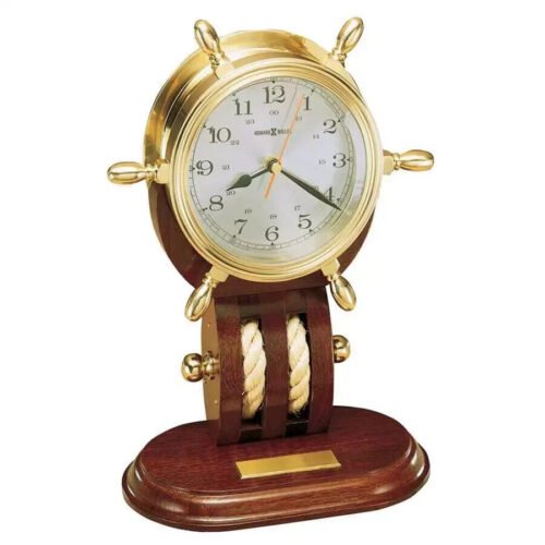 Howard Miller Britannia Tabletop Clock 613467 Polished Brass