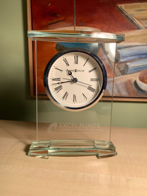 HOWARD MILLER CLOCK AUGUSTINE TABLE TOP MODEL 645691 PERSONALIZED EXCEL FUNDS