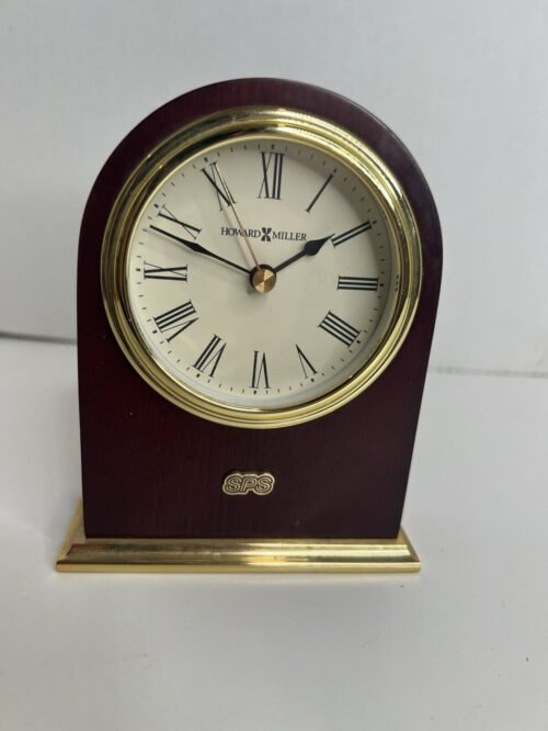 HOWARD MILLER CRAVEN TABLE, DESK, SHELF CLOCK Working