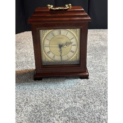Howard Miller Dual Chime Cherry Mantel Clock 612-481 Germany 2115 Movement