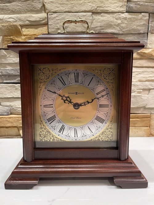 Howard Miller Dual Chime Desk Shelf Mantle Clock Model 612-481 Movement 354471