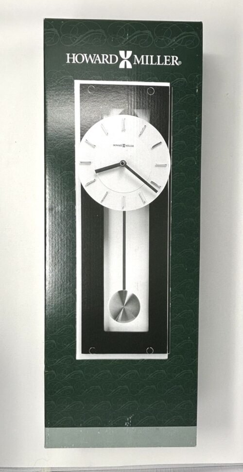 Howard Miller Emmett Contemporary Wall Clock With Pendulum Quartz 625-514 New