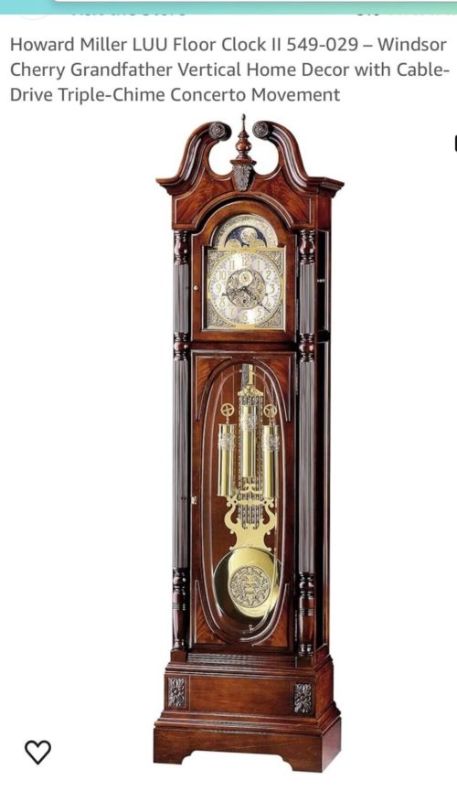 Howard miller floor clock Windsor cherry Grandfather clock Concerto movement