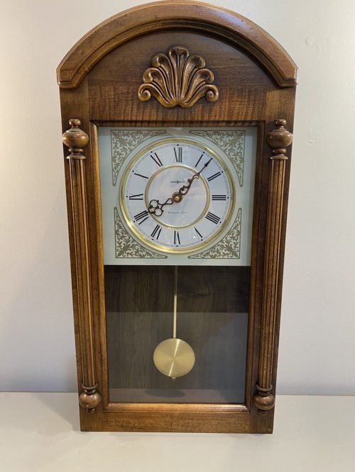 Howard Miller Grandfather Style Pendulum Wall Clock 12x24” 613-236 Obsolete! ￼