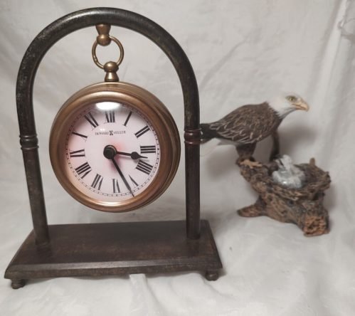 Howard Miller Hanging Pocket Watch Style Clock Masculine Design