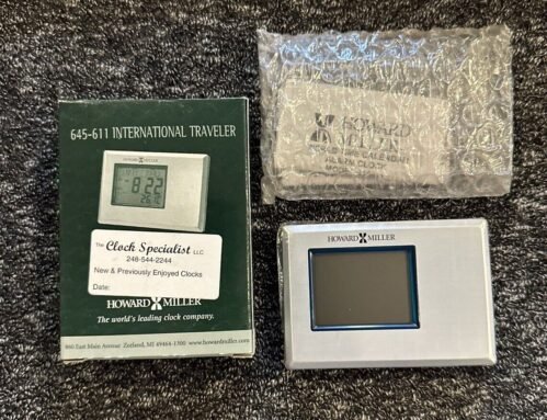 Howard Miller International Traveler Clock Model No. 645-611 New