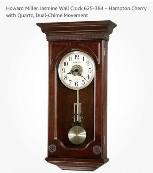 Howard Miller Jasmine Wall Clock New in Box