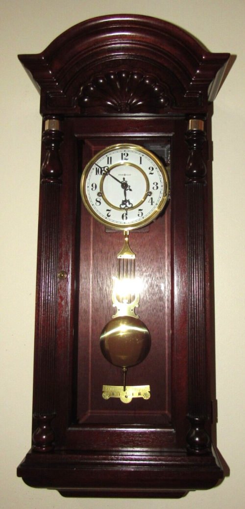Howard Miller "Jennison" Triple Chime Three Melody Chime Wall Clock 8-Day