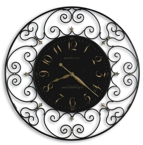 Howard Miller Joline Oversized Gallery Wall Clock 625367 Antique Iron Clock