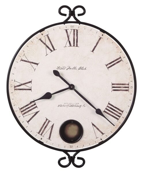 Howard Miller Magdalen Oversized Wall Clock 625310 Antique Brass Pendulum