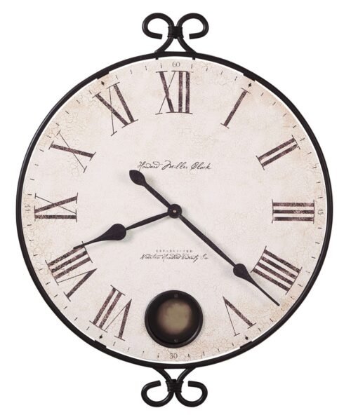 Howard Miller Magdalen Oversized Wall Clock 625310 Antique Brass Pendulum
