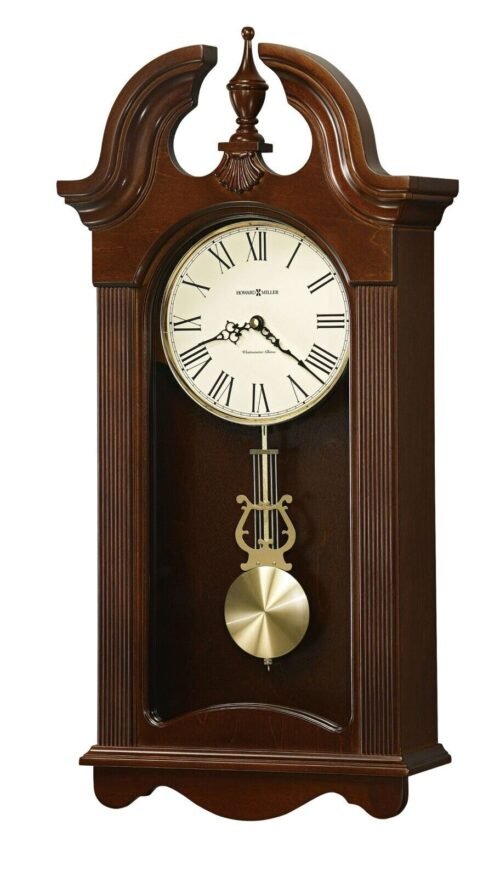 Howard Miller Malia Wall Clock 625466 Cherry Bordeaux Pendulum Clock