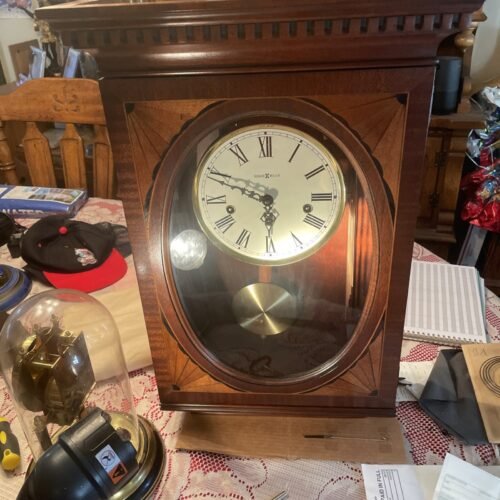 Howard Miller Model #613-153 Westminster Chime Key Wind Pendulum Wall Clock