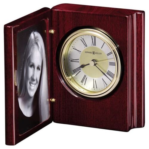 Howard Miller Portrait Book Table Clock, Rosewood - 645497