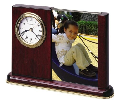 Howard Miller Portrait Caddy Table Clock 645498 Picture Frame & Timepiece