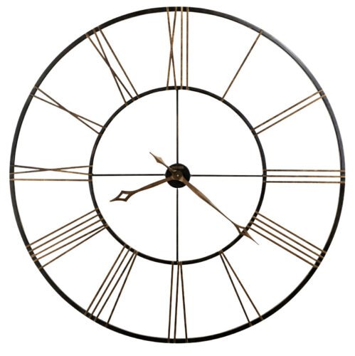 Howard Miller Postema Gallery 49" Wall Clock 625406 Oversized Iron Quartz Clock