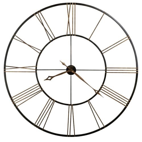 Howard Miller Postema Gallery Wall Clock 625406 Oversized Wrought-Iron Clock