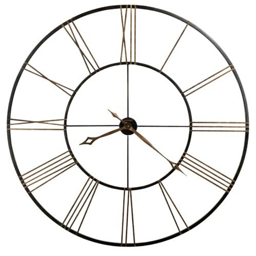Howard Miller Postema Gallery Wall Clock 625406 Oversized Wrought-Iron Clock