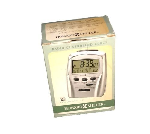 Howard Miller Radio Control LCD Alarm Clock 645-506 ACCUWAVE
