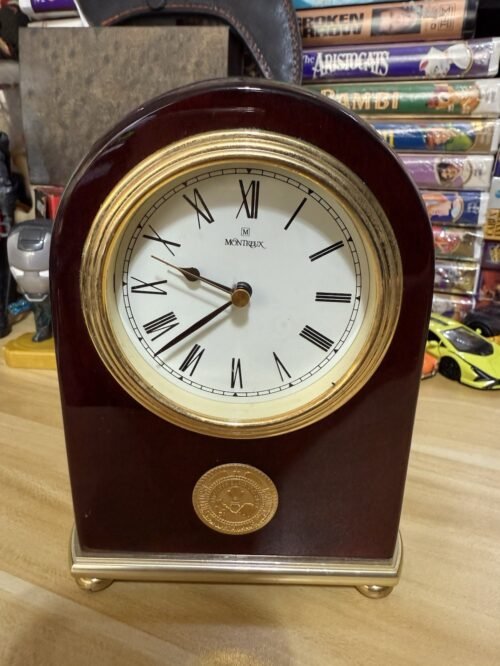 Howard Miller Rosewood Alarm Clock Sigillum Universitatis Miamieness