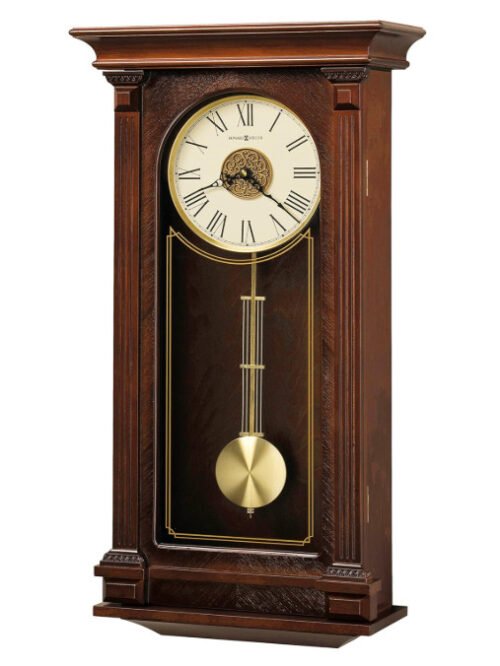 Howard Miller Sinclair Wall Clock 625-524 Cherry Finish Bordeaux
