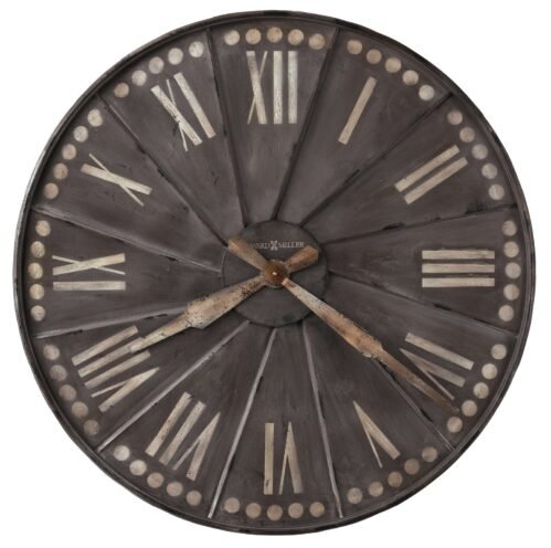 Howard Miller Stockard Wall Clock 625630 Old-World Aesthetic Metal Clock