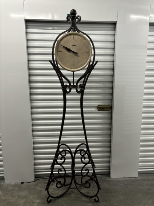 Howard Miller | Vercelli Floor Clock Aged Ironstone & Burnished Gold 615 004 2