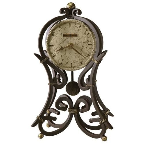 Howard Miller Vercelli Mantel Mantle Clock, aged iron - 635141