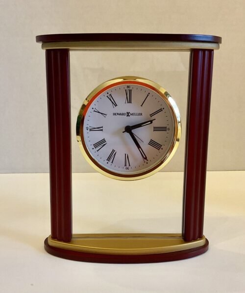 Howard Miller Victor 645-623 Alarm Mantel Clock Roman Numerals