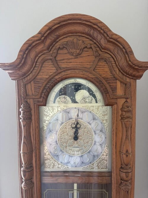 Howard Miller Wall Clock 620-184 Golden Oak Dual-Chime ave maria westminster