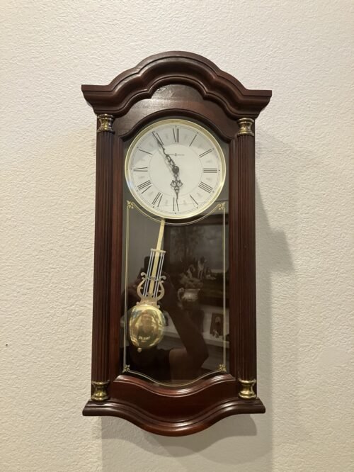 Howard Miller Wall Clock with Chimes Pendulum