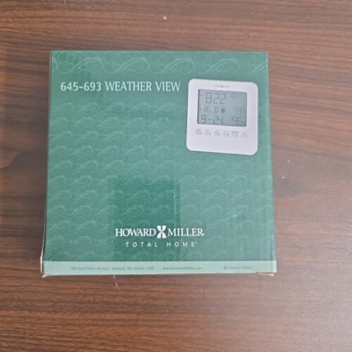 HOWARD MILLER WEATHER VIEW TABLETOP CLOCK 645-693 Asu Arizona State University F