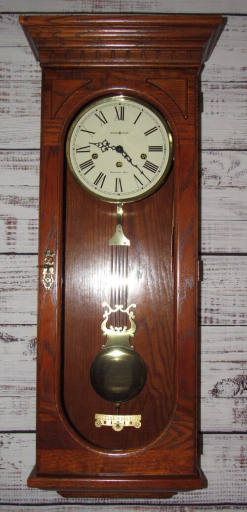Howard Miller "Westmont" Quarter Hour Westminster Chime Wall Clock 8-Day