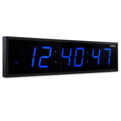 Huge Large Big Oversized Digital LED Clock - Shelf or Wall Mount (24 Inch - B...
